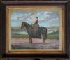 VERNACULAR A pair of hand-painted 19th-century photographs relating to equestrianism.